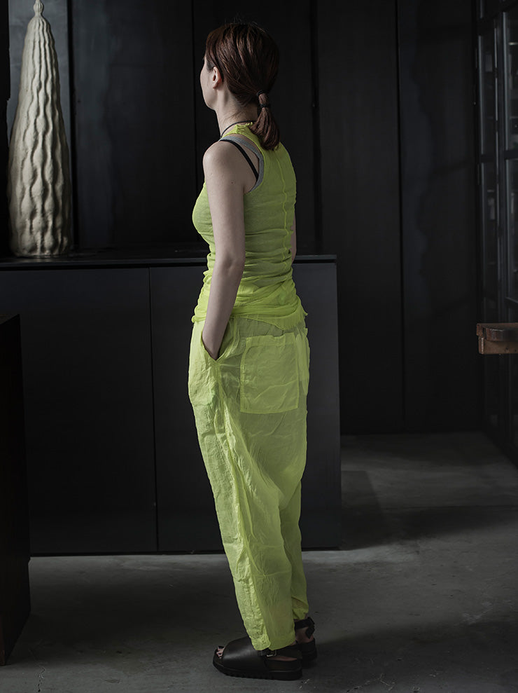 RUNDHOLZ DIP<br> WOMENS tulle tank top / SPRING
