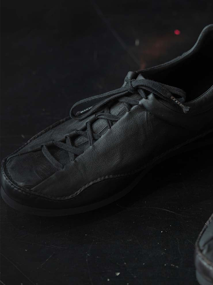 EMATYTE<br />MENS Kangaroo Leather Shoes / BLACK