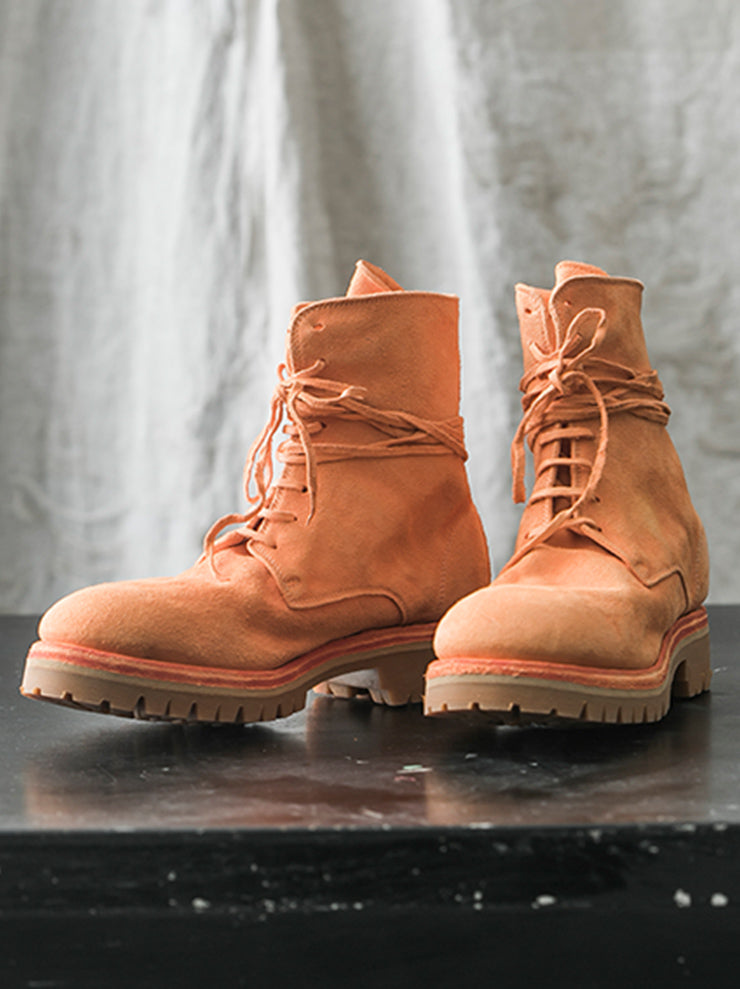 GUIDI<br>WOMENS レースアップブーツ 795V ORANGE CO74T / BABY BUFFALO REVERSE