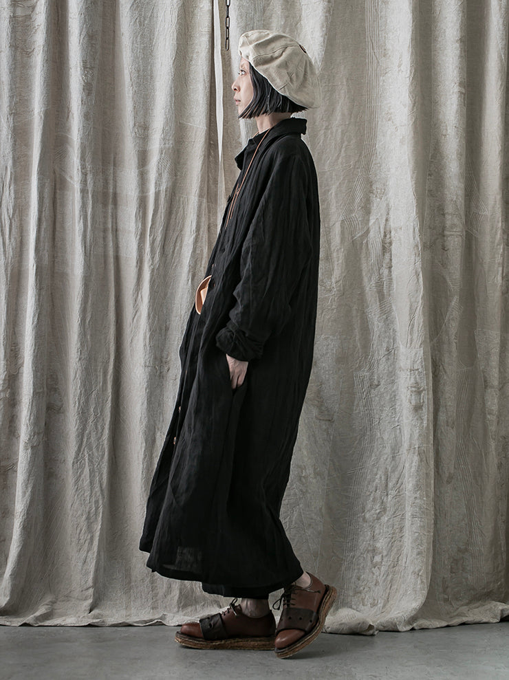 THE BACKWARD VENDOR<br> Picker hat / LINEN