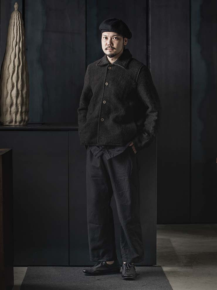 ATELIER SUPPAN <br>UNISEX re-edition wool hemp jacket