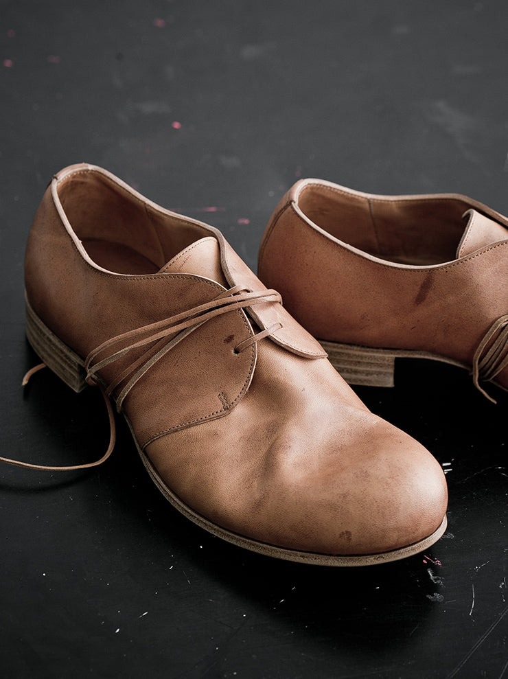 DIMISSIANOS&MILLER<br> Men's Clutter Derby Chaplin Shoes NATURAL