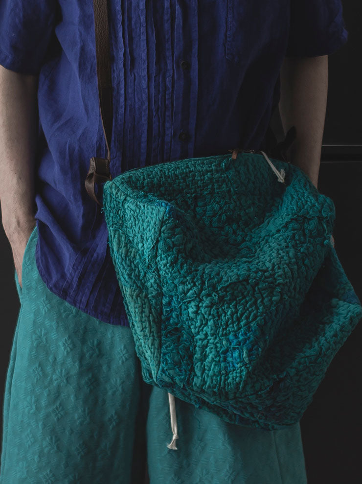 By Walid<br> UNISEX Ryan bag / TEAL