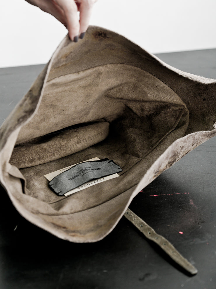 HORISAKI<br> ONE OF A KIND BAG2 Rabbit fur felt bag