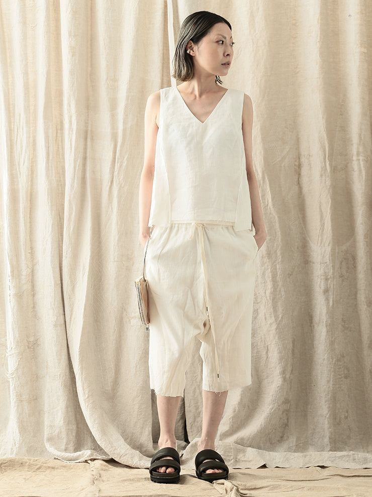 individual sentiments<br />WOMENS レイヤードショーツ WHITE