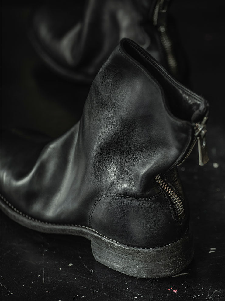 GUIDI<br>MENS バックジップブーツ 986X BLKT / HORSE FULL GRAIN