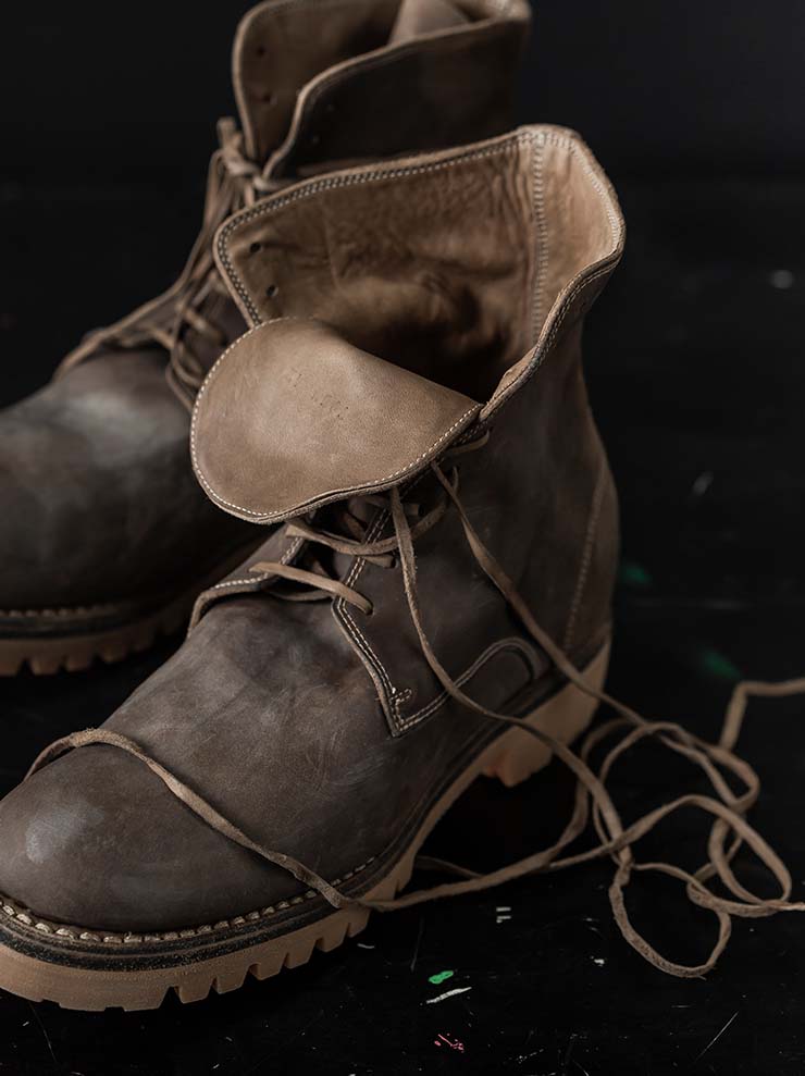 GUIDI<br>MENS レースアップブーツ 795V CO93T / CORDOVAN CONT