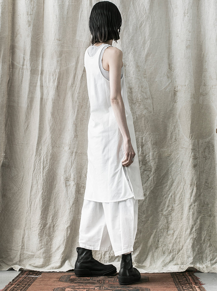 KHADI AND CO.<br> WOMENS tank dress white