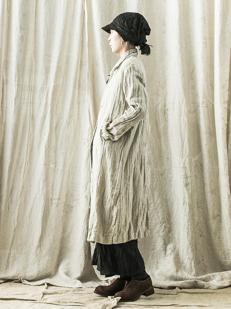ATELIER SUPPAN<br> WOMENS HEMP COAT