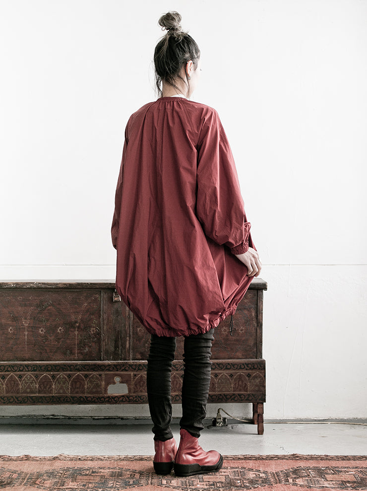 NILøS<br> Ruched long blouson RED