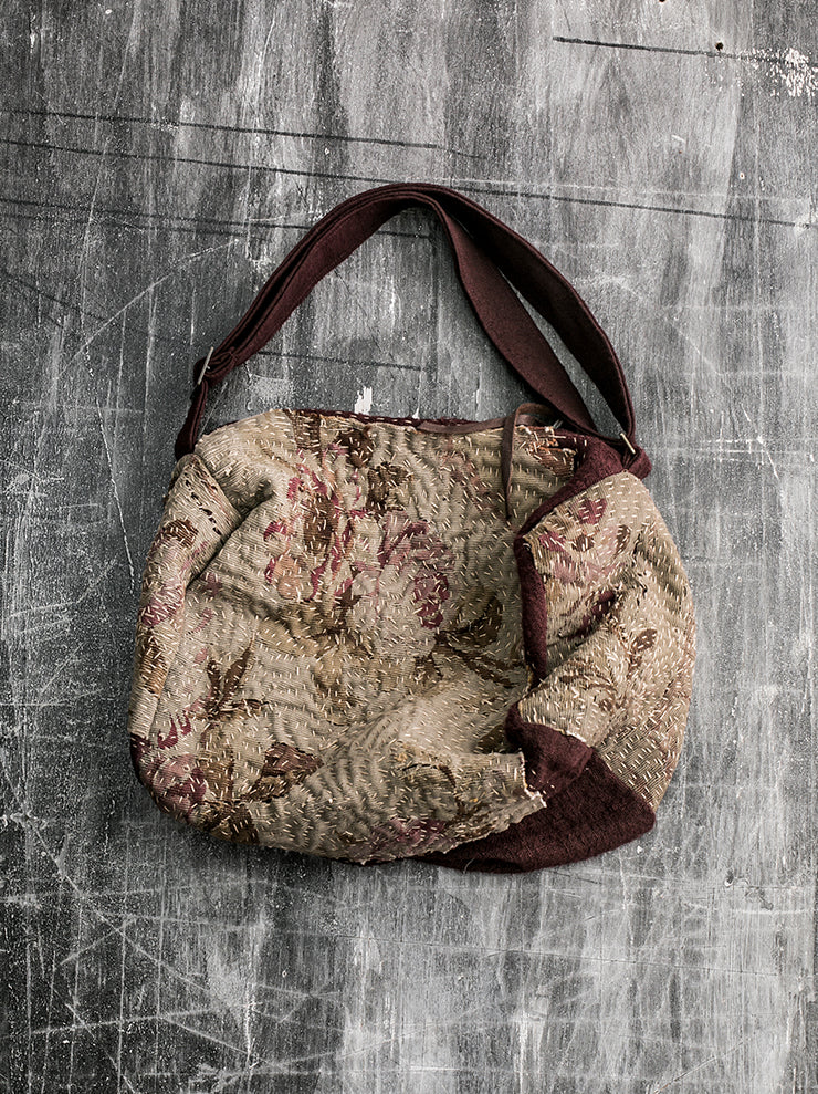 By Walid<br> Square bag DARK / tapestry story