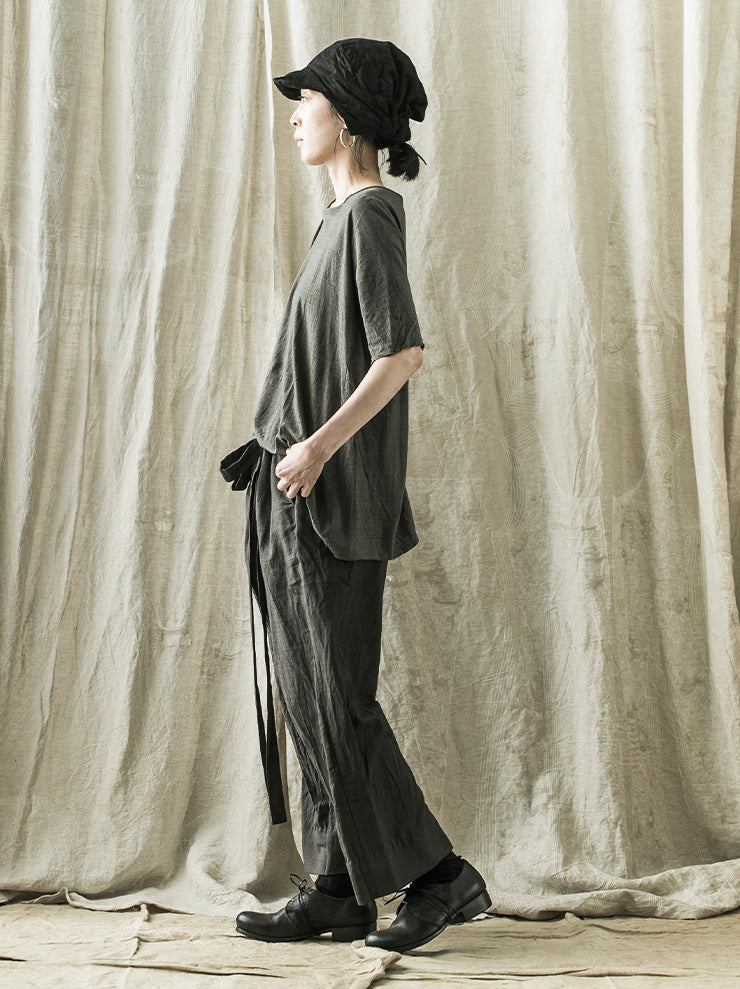 ATELIER SUPPAN<br> WOMENS front tie pants