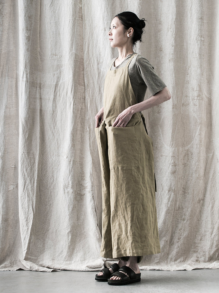 ATELIER SUPPAN<br> WOMENS linen overalls