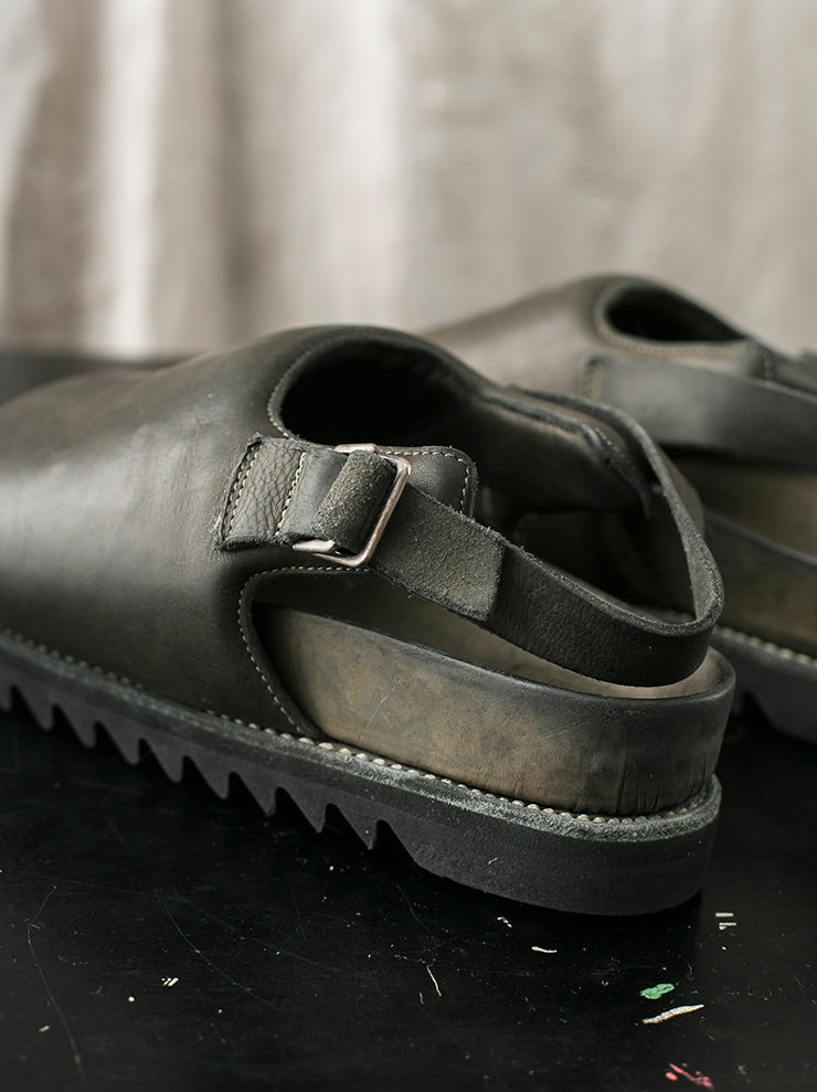 GUIDI<br> MENS Rubber Sole Sandals BRK04 CV31T / CALF FG