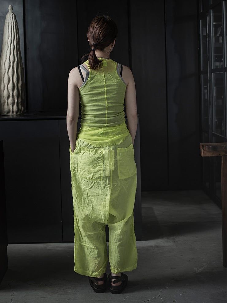 RUNDHOLZ DIP<br> WOMENS tulle tank top / SPRING