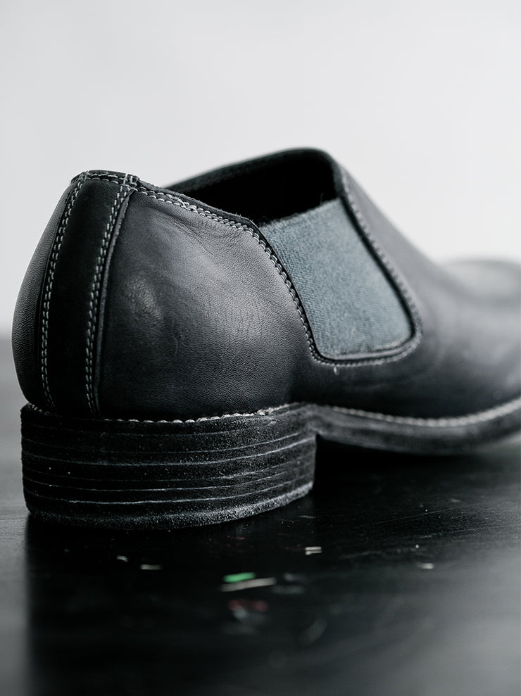GUIDI<br> Men's slip-on shoes 990E GRAY CO11T / HORSE FG
