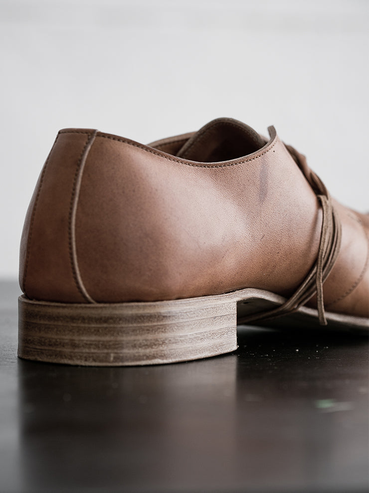 DIMISSIANOS&MILLER<br> Men's Clutter Derby Chaplin Shoes NATURAL