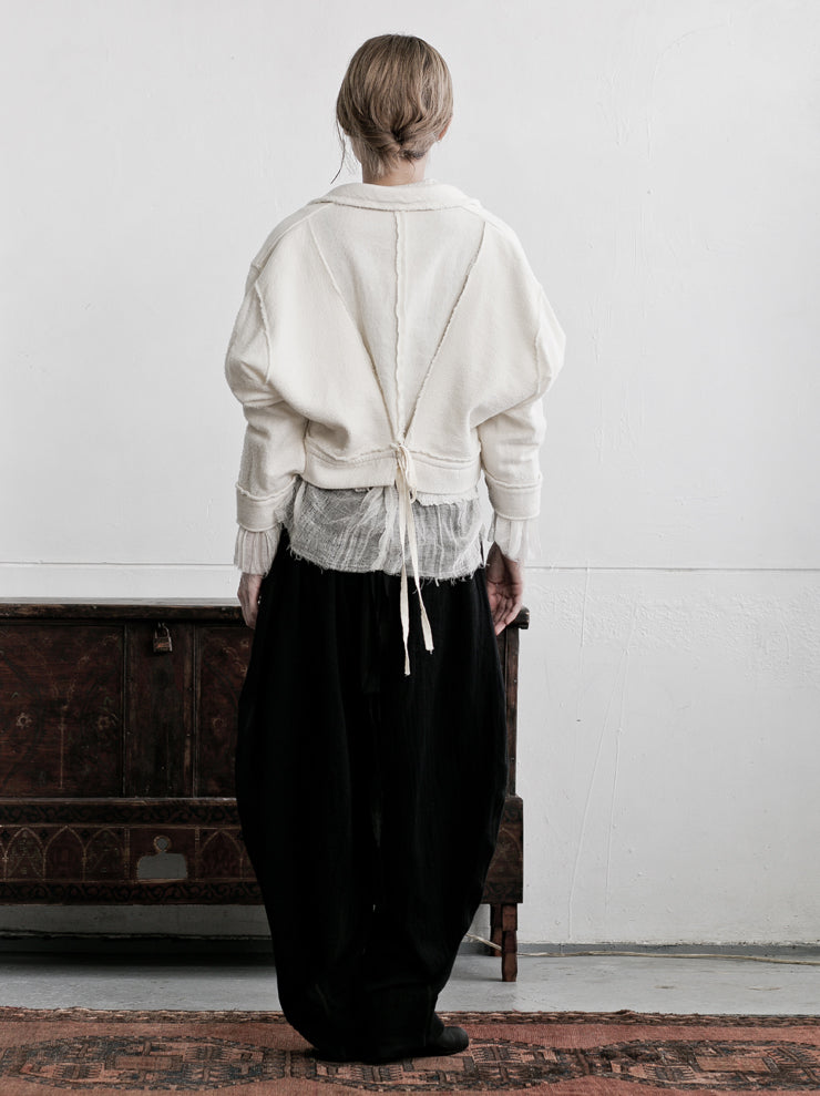 Phaédo<br> Riders short jacket WHITE