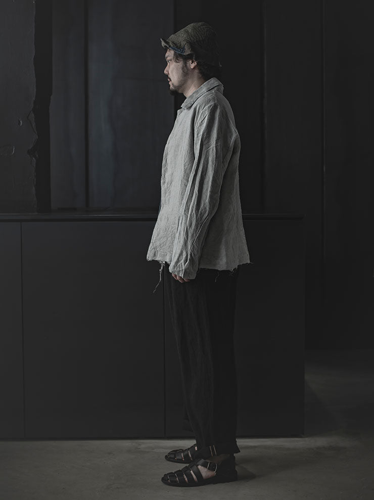 ATELIER SUPPAN<br> MENS low-cut hemp jacket