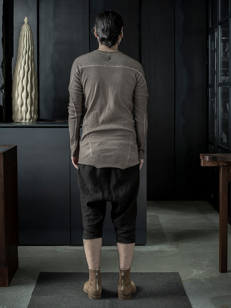 69 by ISAAC SELLAM<br>MENS ロングスリーブTシャツ / TAUPE