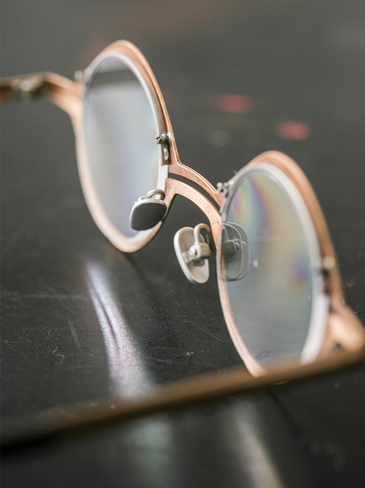 RIGARDS×DETAJ<br> Copper x solid wood sunglasses RED PATINA / RG0825DT