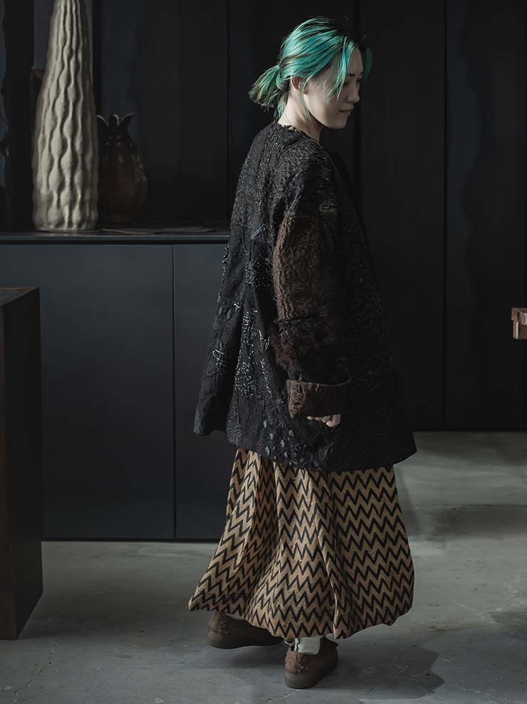 By Walid<br> Women's Jackie Jacket / DARK VICTORIAN
