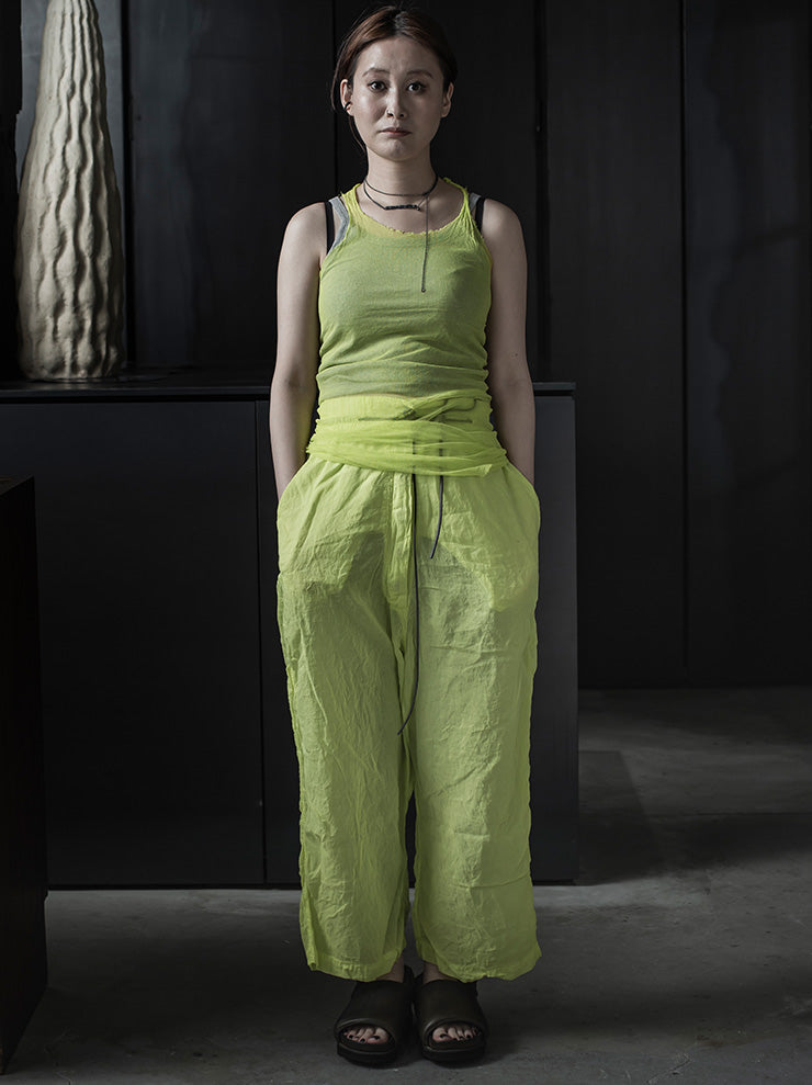 RUNDHOLZ DIP<br> WOMENS cotton trousers / SPRING