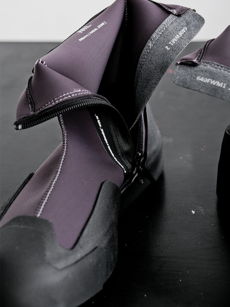 NILøS<br> Bonded edge skinny sneakers PURPLE