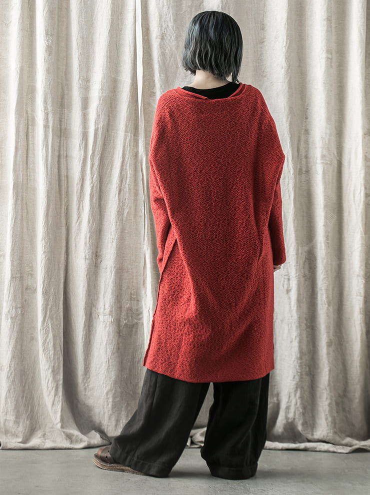 DANIEL ANDRESEN<br> ECHINECEA knit dress / RED