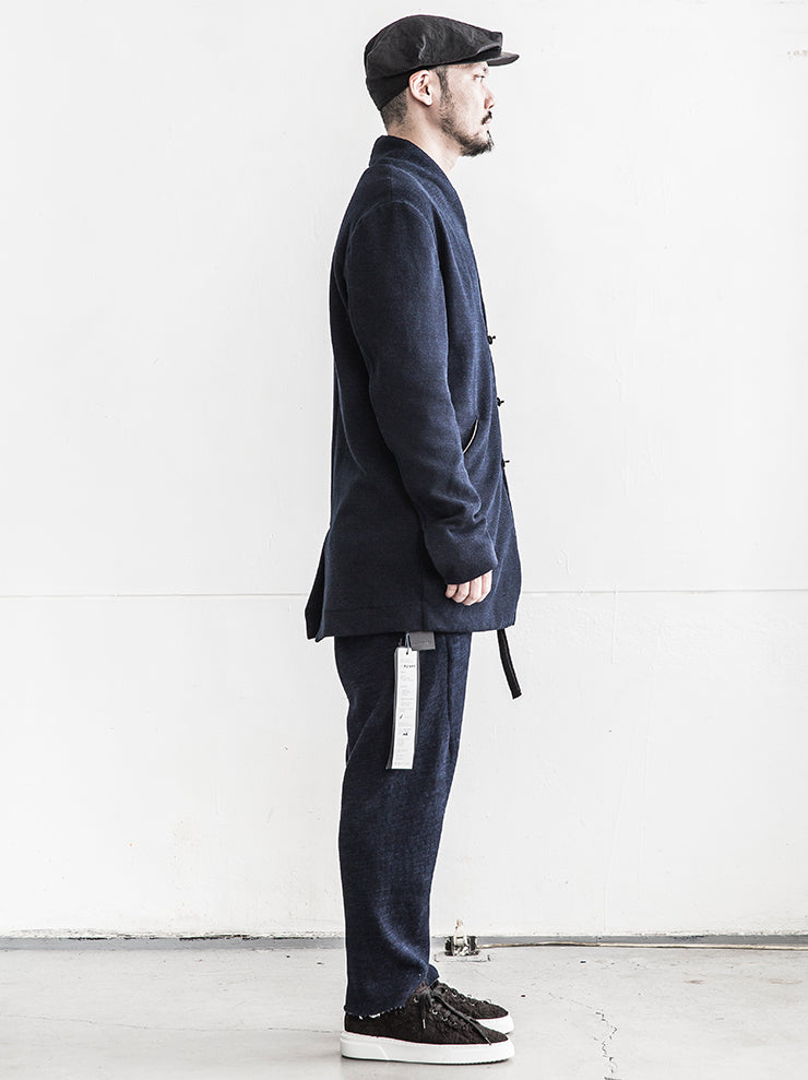 MATiAS<br> Indigo knit drawcord pants INDIGO