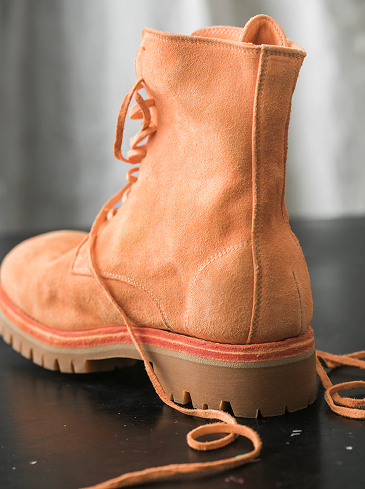 GUIDI<br>WOMENS レースアップブーツ 795V ORANGE CO74T / BABY BUFFALO REVERSE