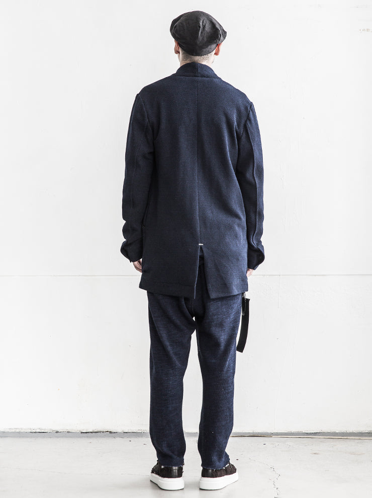 MATiAS<br> Indigo knit drawcord pants INDIGO