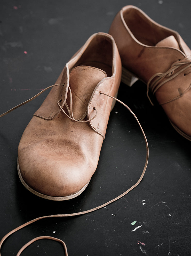 DIMISSIANOS&MILLER<br> Men's Clutter Derby Chaplin Shoes NATURAL