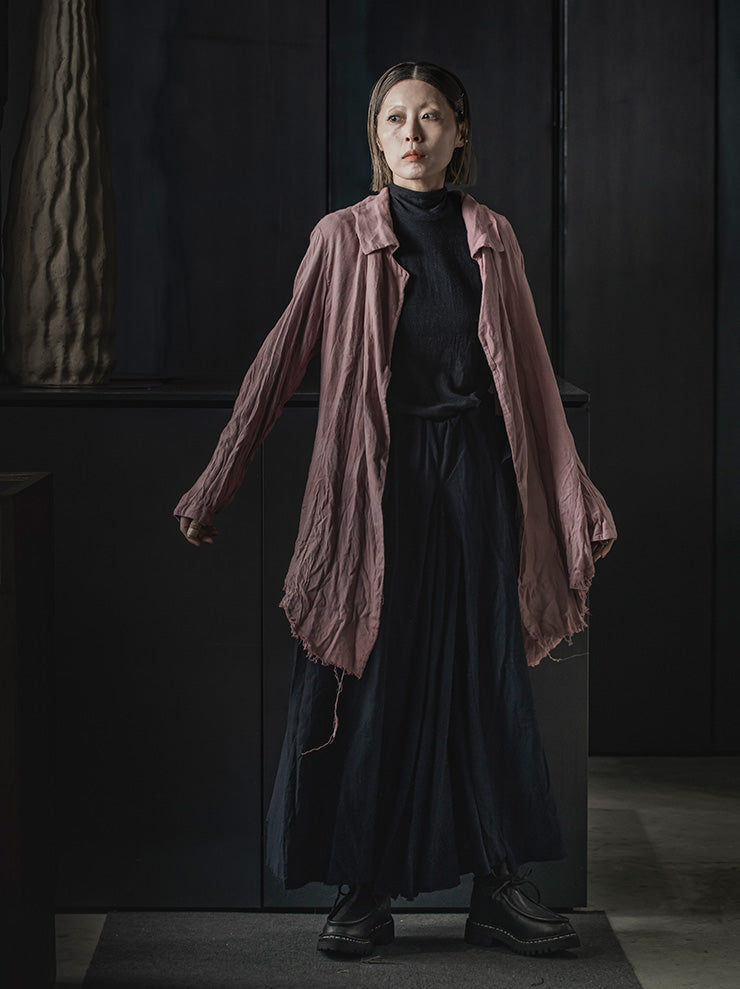 ATELIER SUPPAN<br>WOMENS ブルーウールフロントポケットスカート