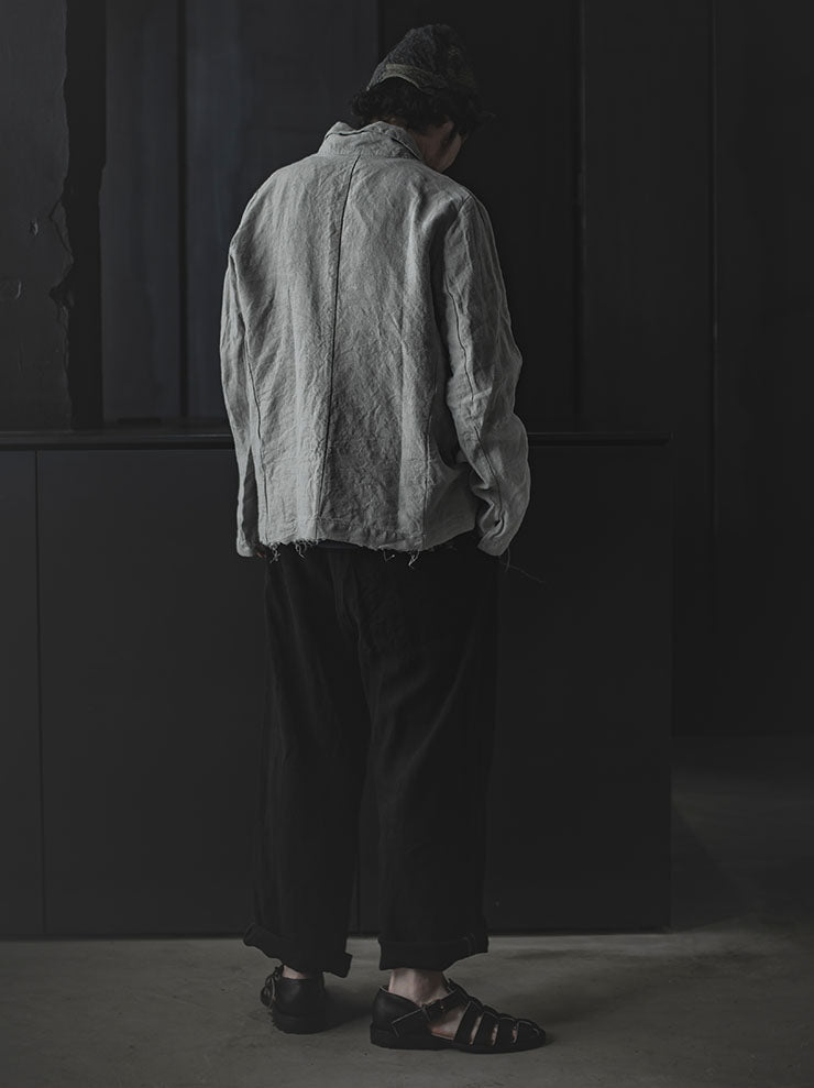 ATELIER SUPPAN<br> MENS low-cut hemp jacket