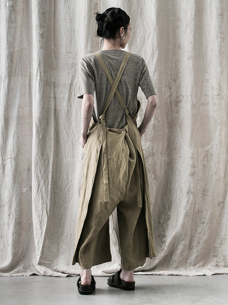 ATELIER SUPPAN<br> WOMENS linen overalls