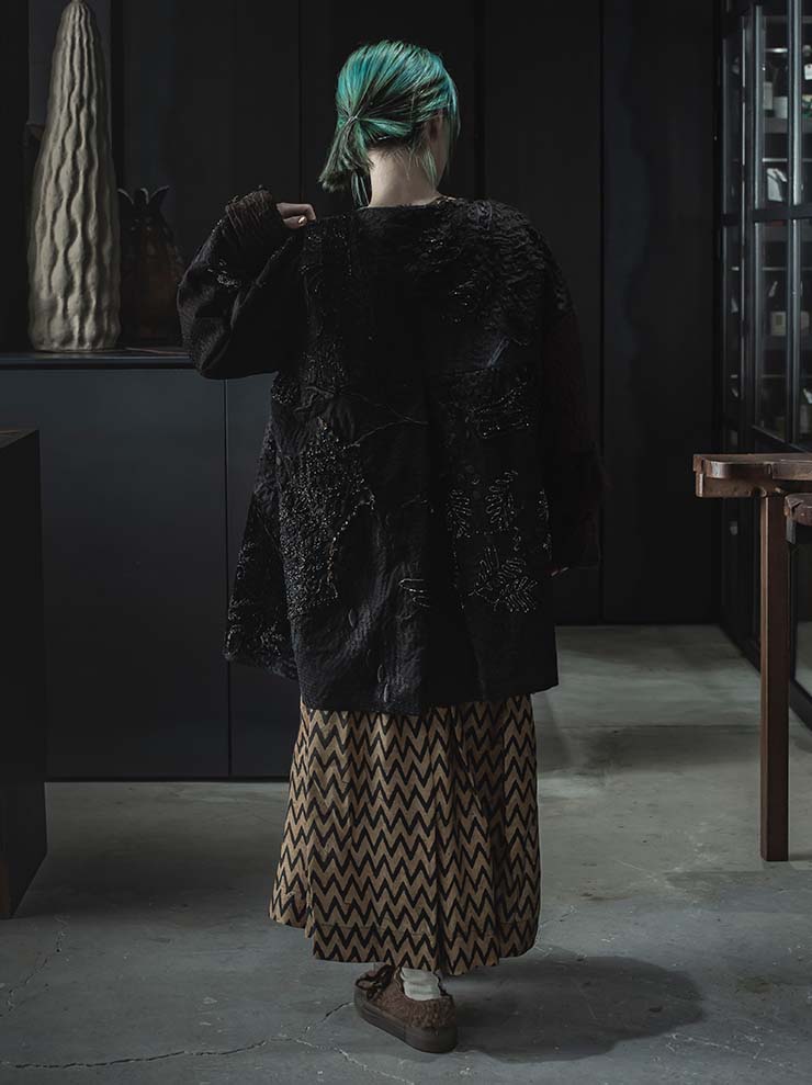 By Walid<br> Women's Jackie Jacket / DARK VICTORIAN
