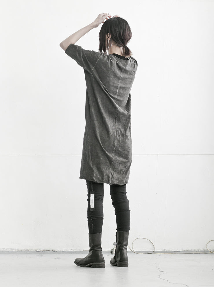 ISAAC SELLAM EXPERIENCE<br> MENS Cotton Jersey T-shirt PLOMB