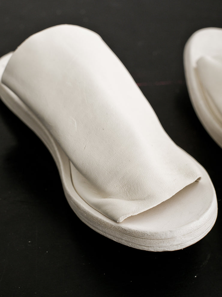 DIMISSIANOS&MILLER <br>Women's Clutter Mule Wedge Sandals WHITE