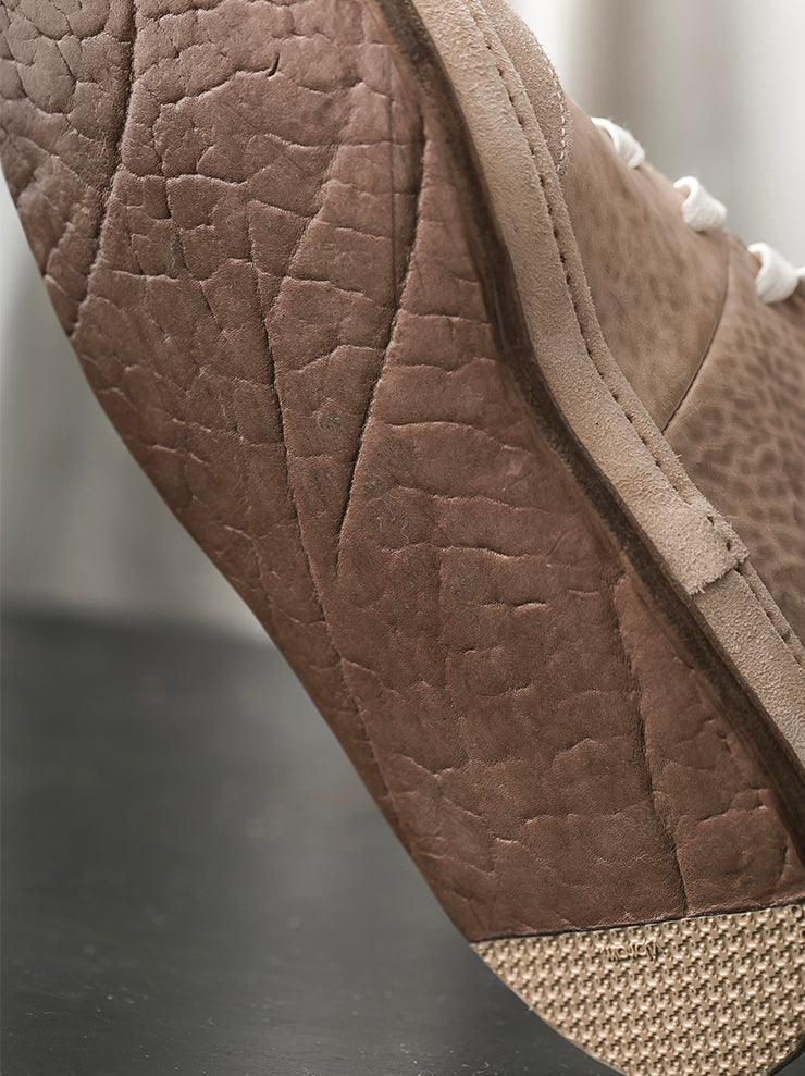 SEYE<br> MENS Classic high-cut leather shoes / NATURAL