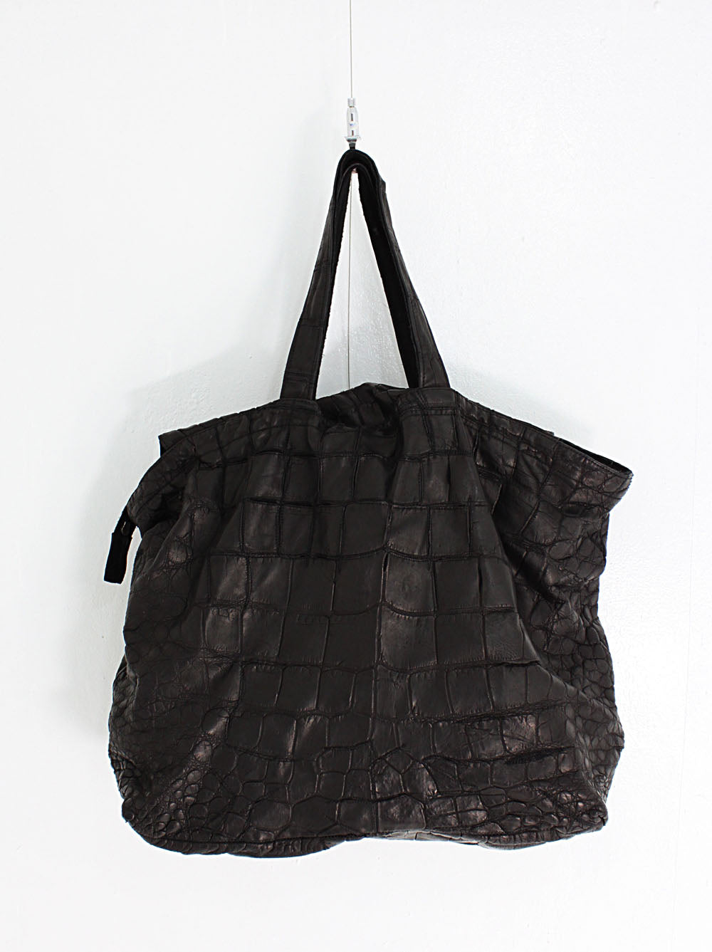 ISAAC SELLAM EXPERIENCE<br> crocodile leather bag