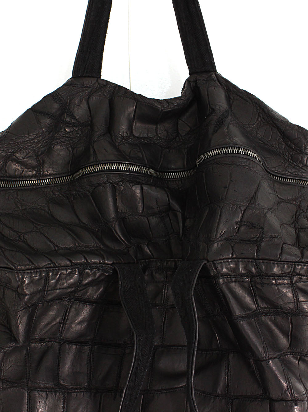 ISAAC SELLAM EXPERIENCE<br> crocodile leather bag
