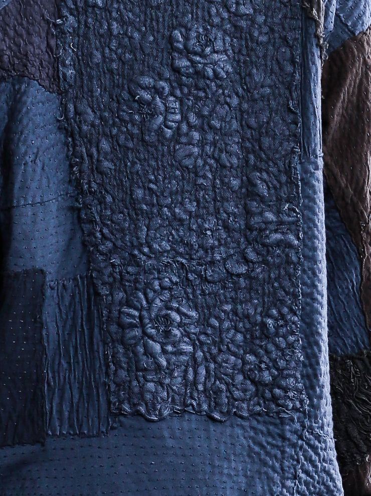 By Walid<br> MENS LONG SLEEVE T SHIRT / INDIGO