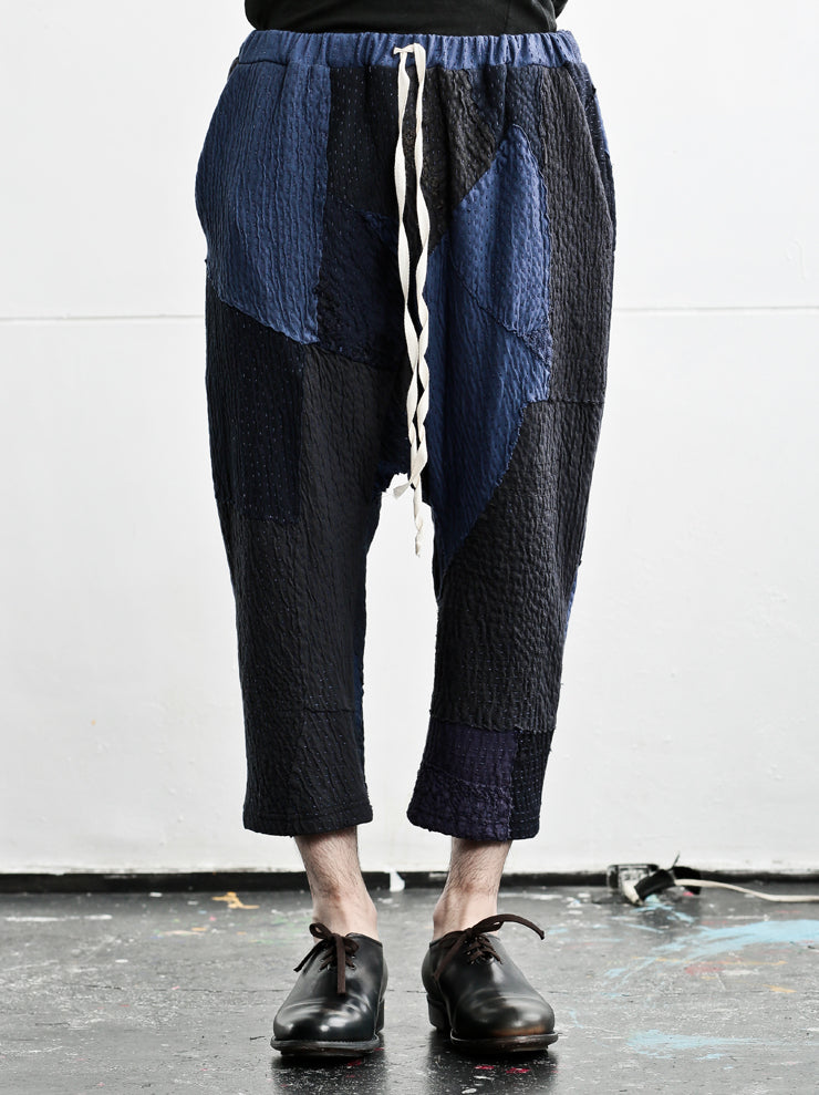By Walid<br> MENS CROP LEGGING / INDIGO