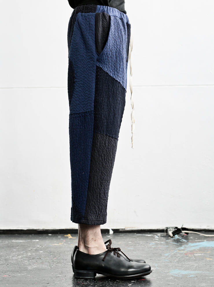 By Walid<br> MENS CROP LEGGING / INDIGO