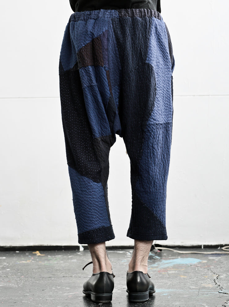 By Walid<br> MENS CROP LEGGING / INDIGO