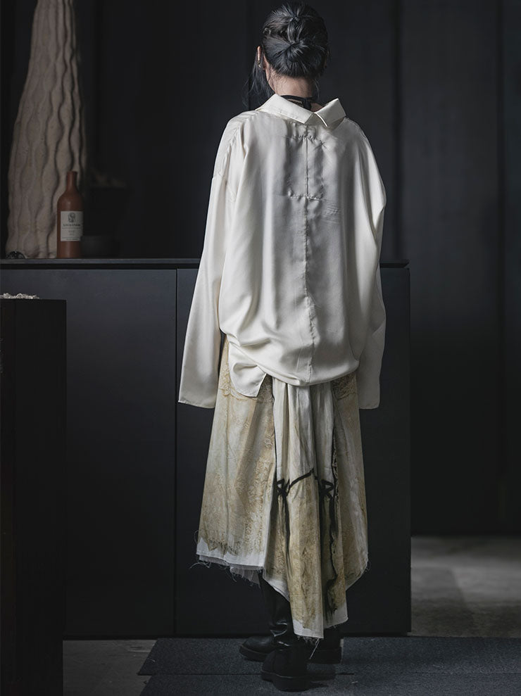 IA LONDON<br>MOONLIGHT ROSES SKIRT / LACE DRESS PRINT