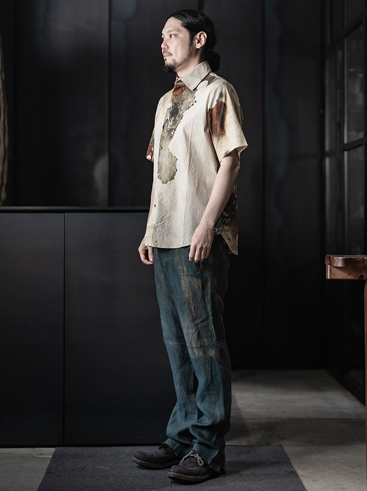 K’ANG <br>Unisex relaxed-fit short sleeve shirt / SUNBURN
