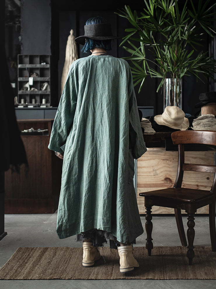 ATELIER SUPPAN<br> WOMENS LINEN LONG JACKET