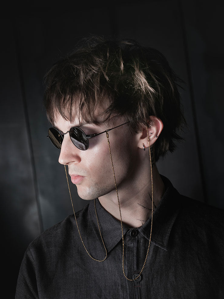 RIGARDS × UMA WANG<br>TITANIUM フレームサングラス / DARK BRONZE ANTIQUE / RG00UW14